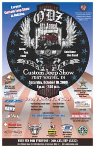 2009 O'DZ Jeep Jam Poster