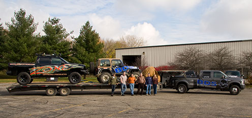 BDS vehicles headed to SEMA