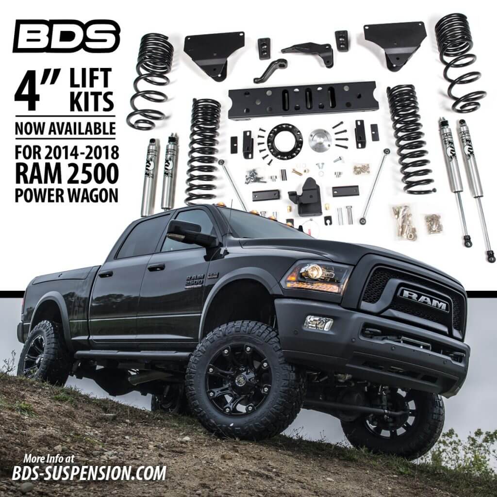 Air Ride RAM 2500 4" Lift Kits by BDS Suspension