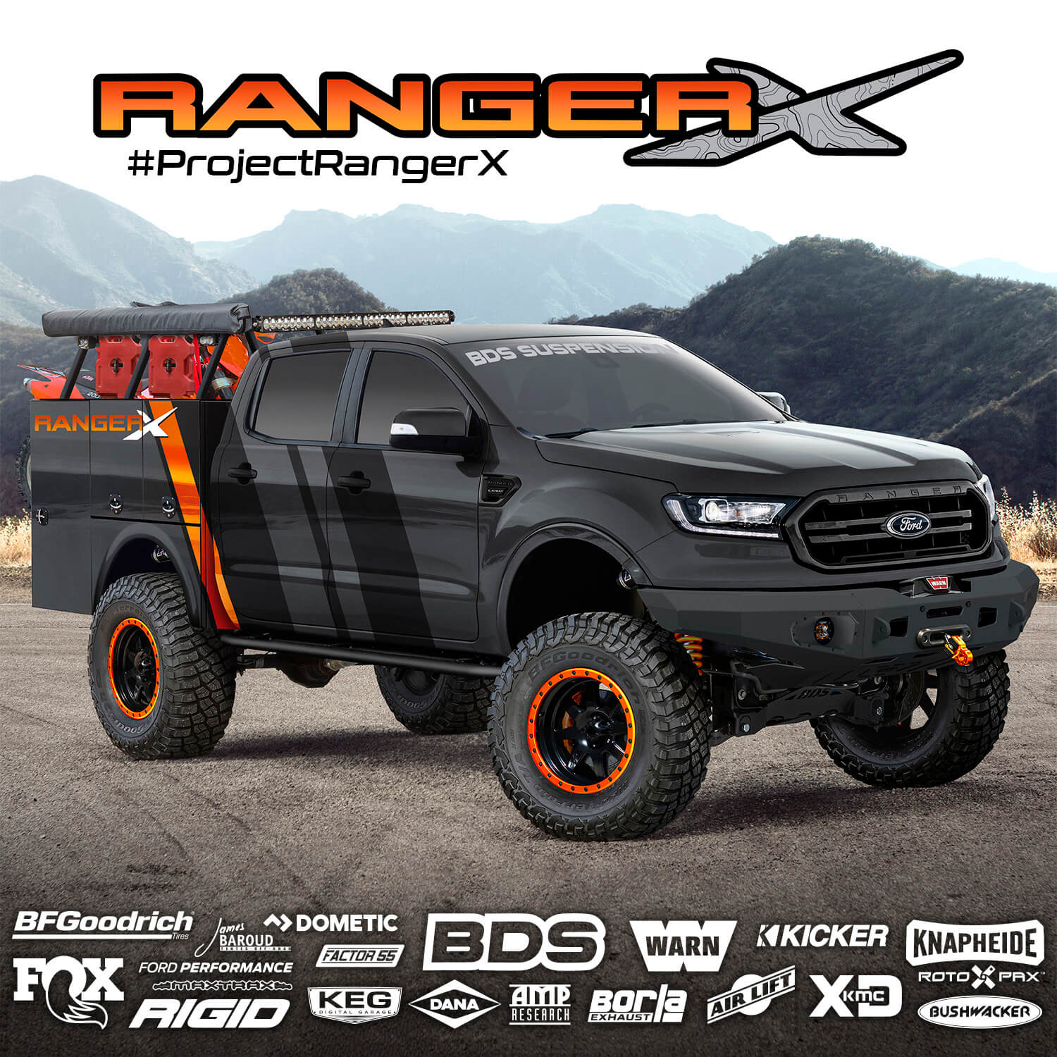 Bx Free Ranger BDS's SEMA Build Announced: Project Ranger X | BDS Suspension Blog